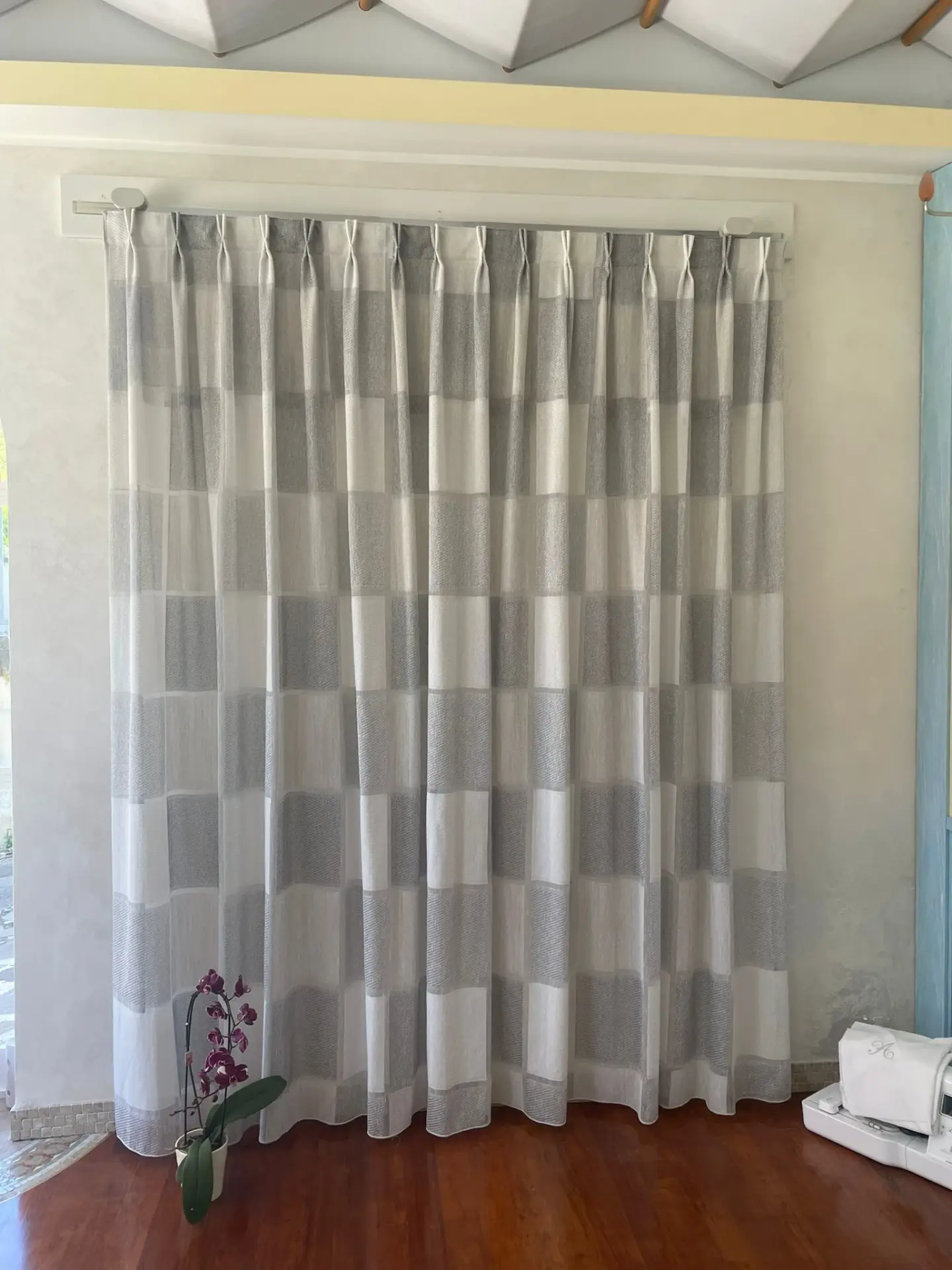 Professionally cleaned and cared curtains in an elegant interior